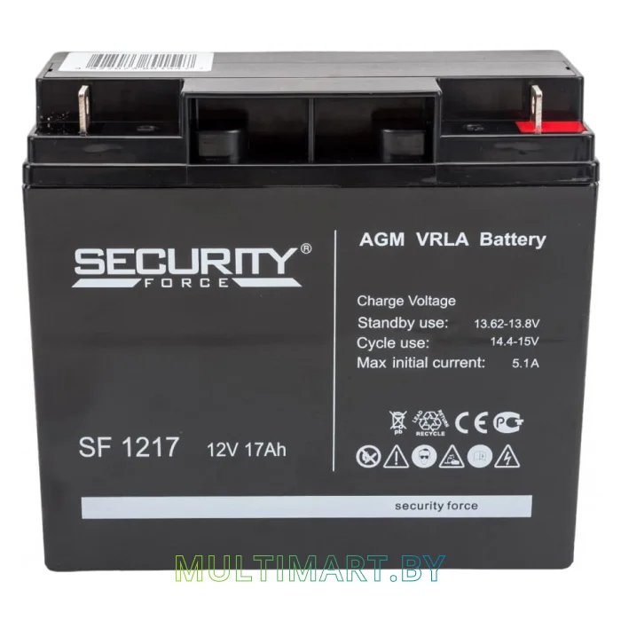 Аккумулятор для ИБП Security Force SF 1217 (12В/17 А·ч)